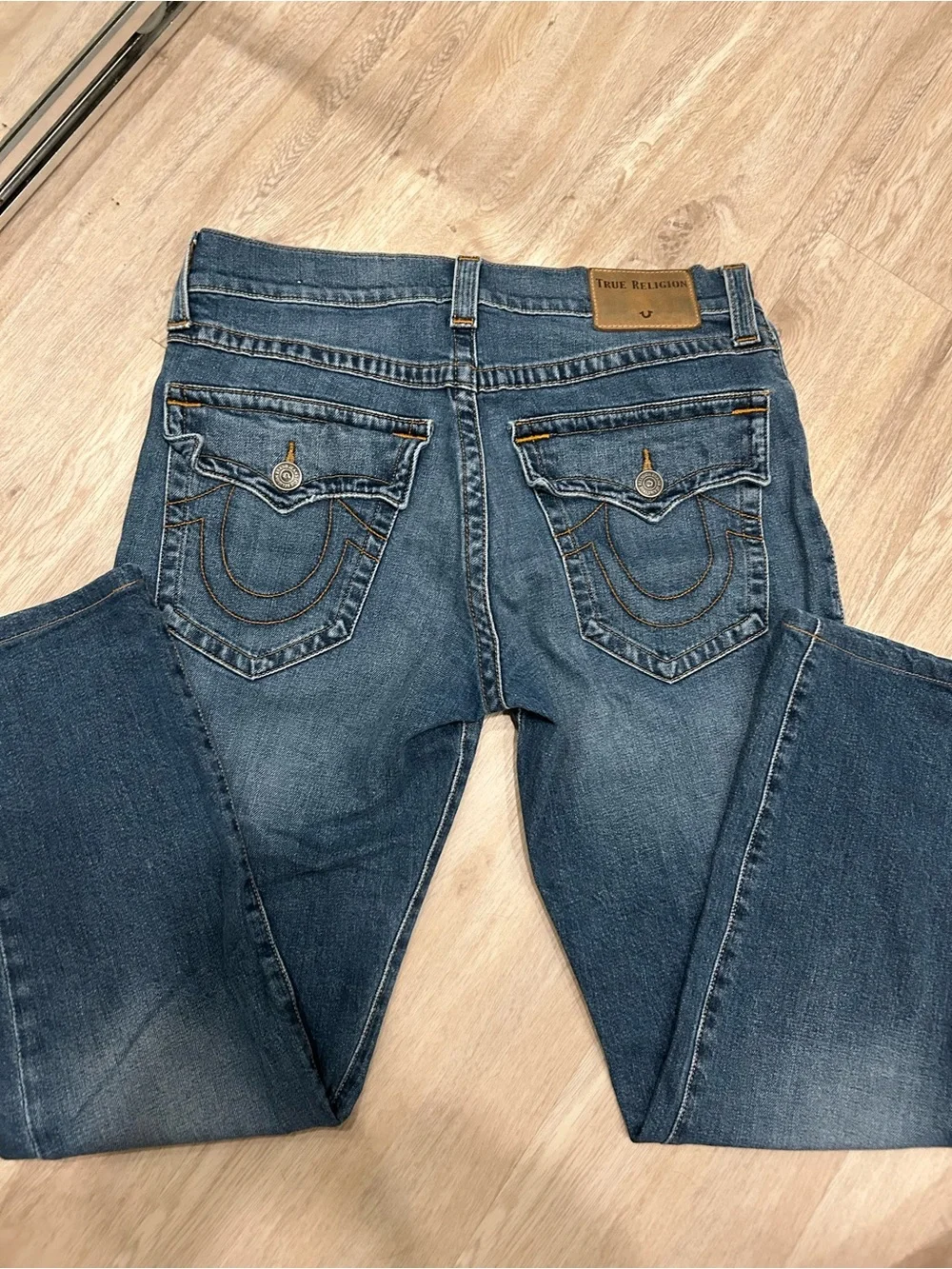 True Religion Men’s Classic Blue Denim Jeans 34x32